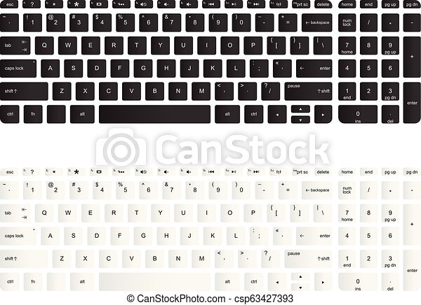 Detail Computer Keyboard Clipart Black And White Nomer 28