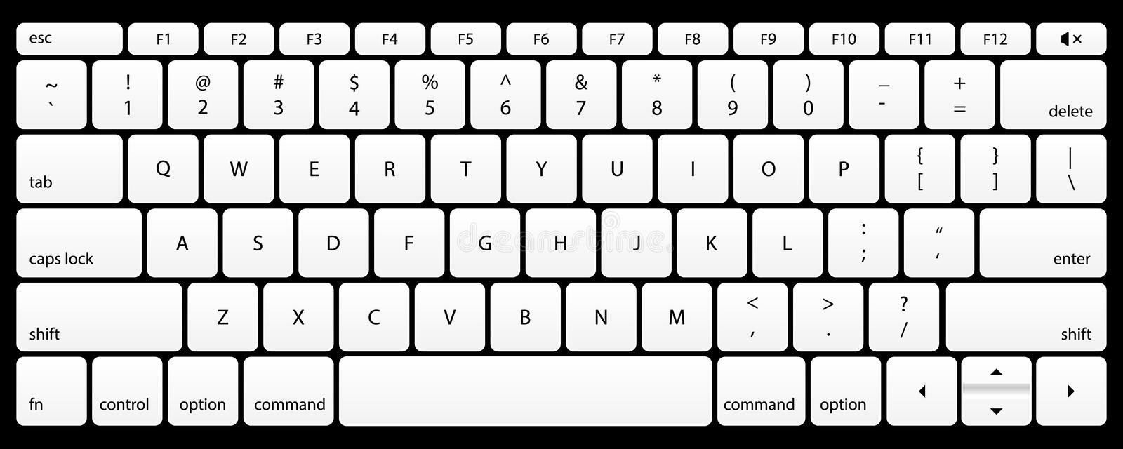 Detail Computer Keyboard Clipart Black And White Nomer 33