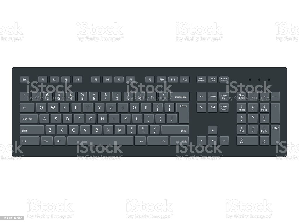 Detail Computer Keyboard Clipart Black And White Nomer 40