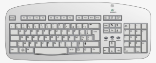 Detail Computer Keyboard Clipart Black And White Nomer 44