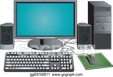 Detail Computer Set Clipart Nomer 2