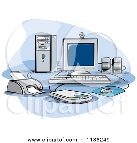 Detail Computer Set Clipart Nomer 5