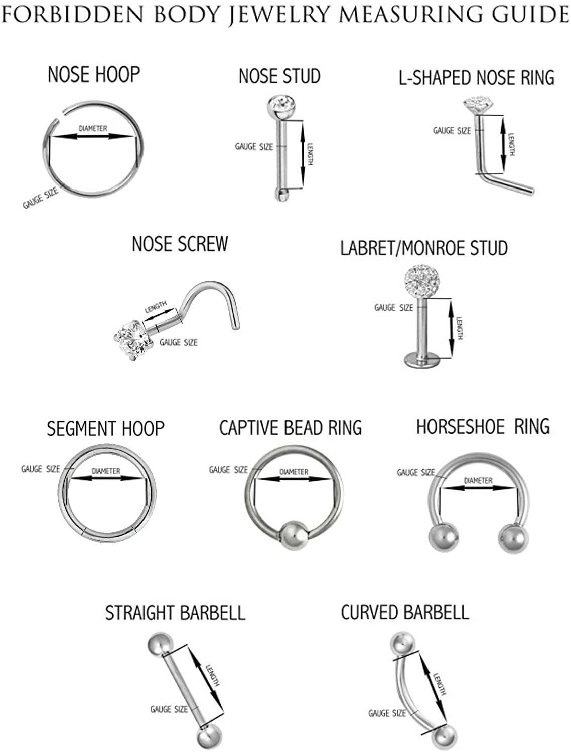 Detail Conch Gauge Size Nomer 55