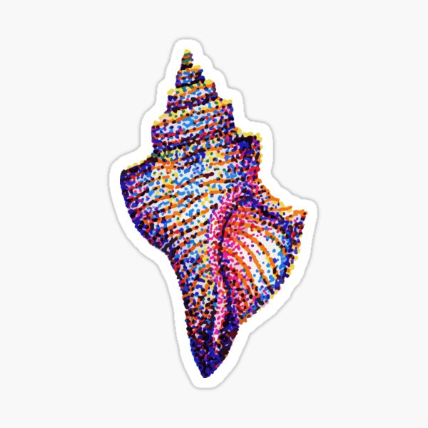 Detail Conch Life Sticker Nomer 42