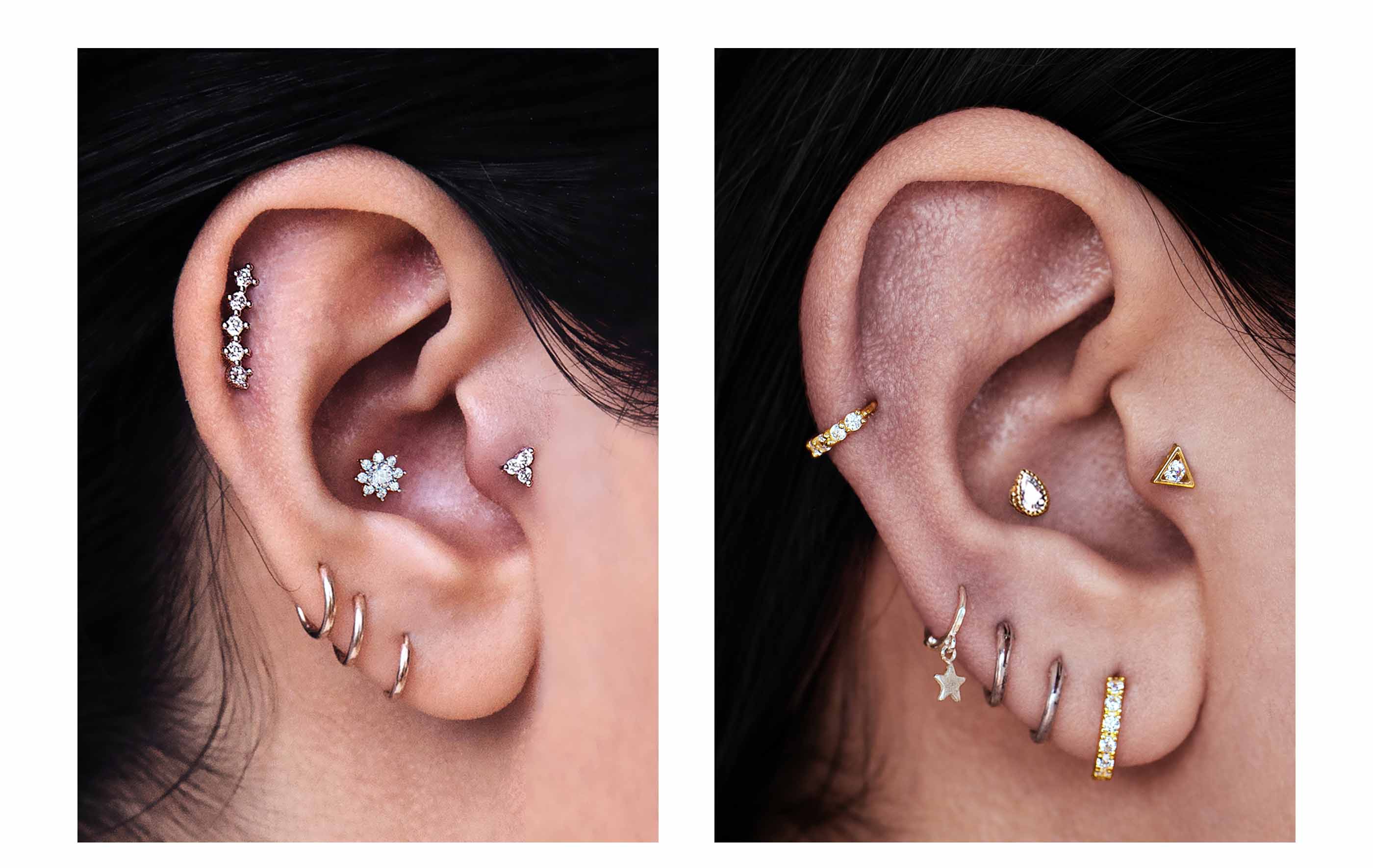 Detail Conch Piercing 14 Gauge Nomer 28