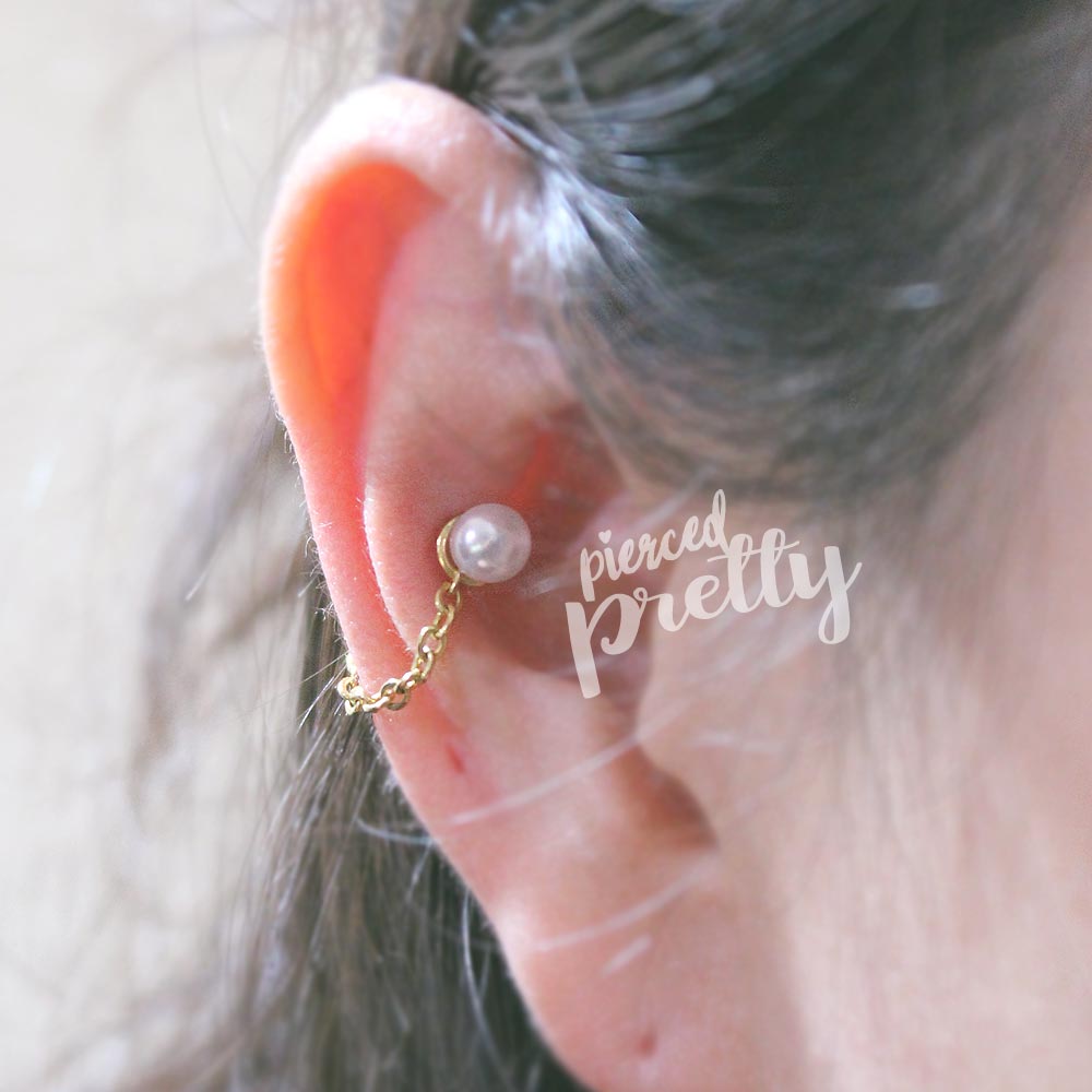 Detail Conch Piercing 14 Gauge Nomer 30