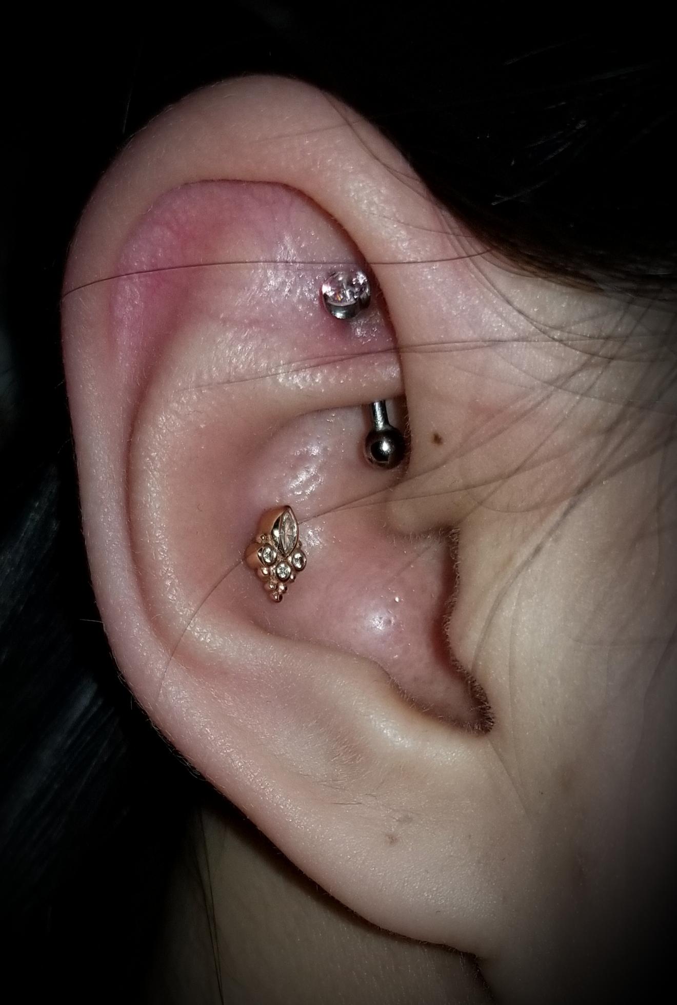 Detail Conch Piercing Diamond Nomer 26