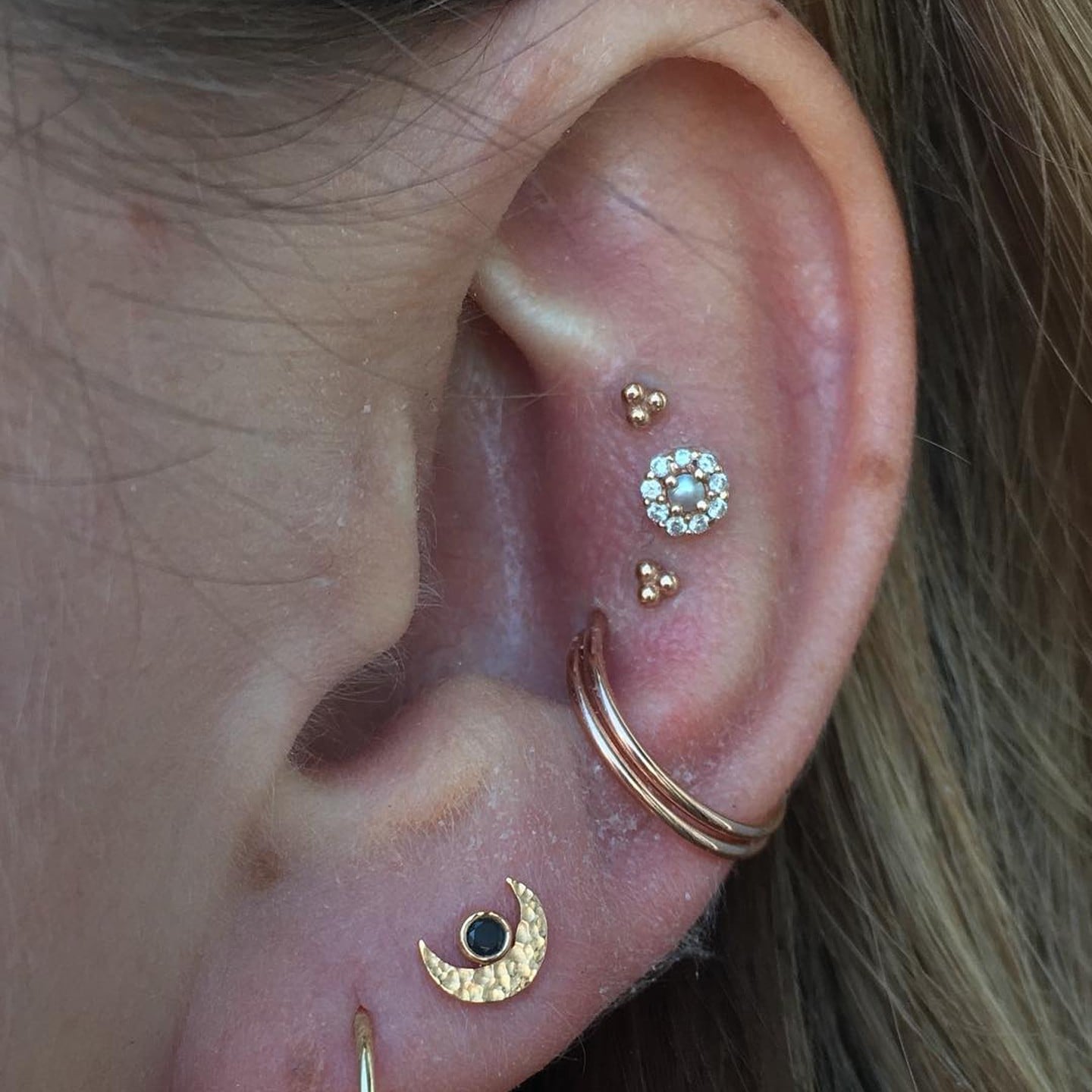 Detail Conch Piercing Jewelry Gold Nomer 42