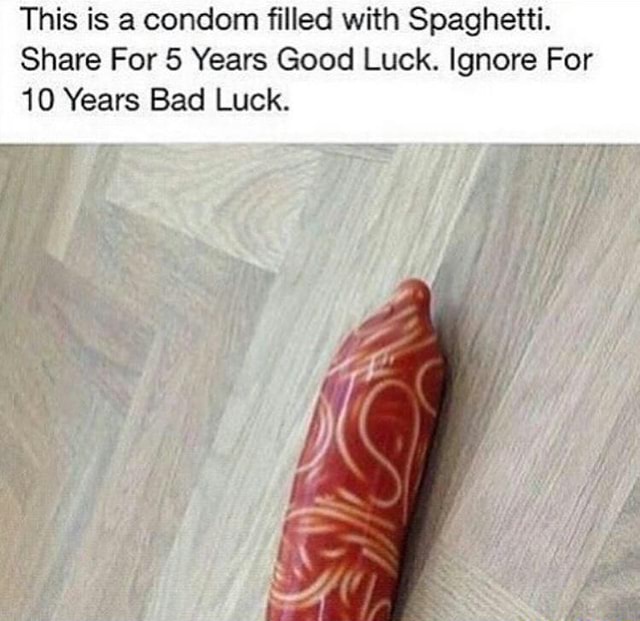 Detail Condom Full Of Spaghetti Nomer 8