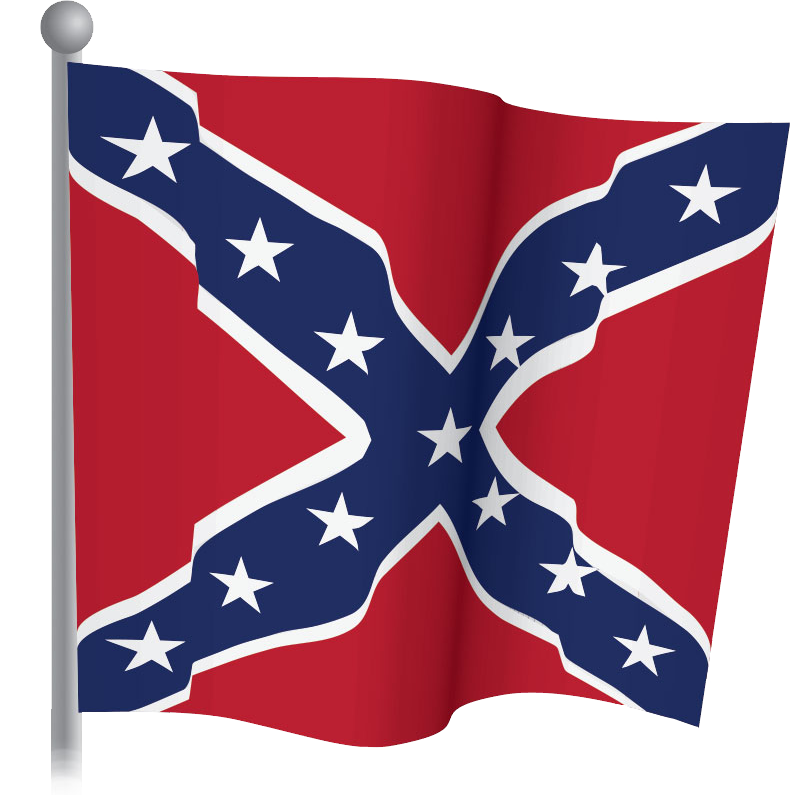 Detail Confederate Flag Transparent Nomer 3