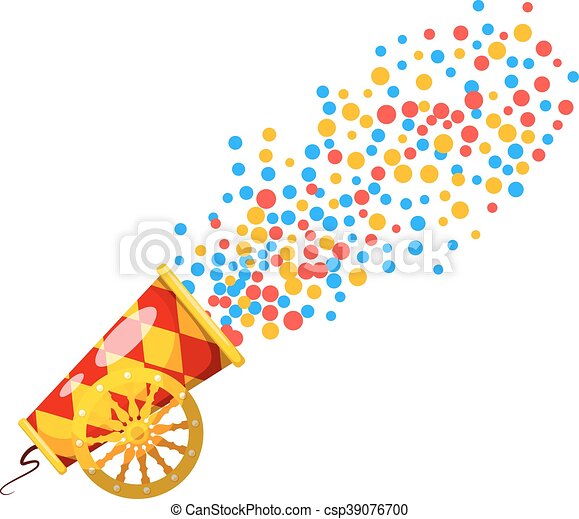 Detail Confetti Cannon Clipart Nomer 14