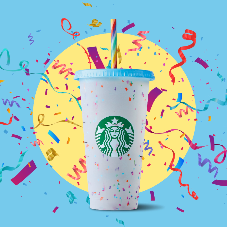 Detail Confetti Cup Starbucks Nomer 10