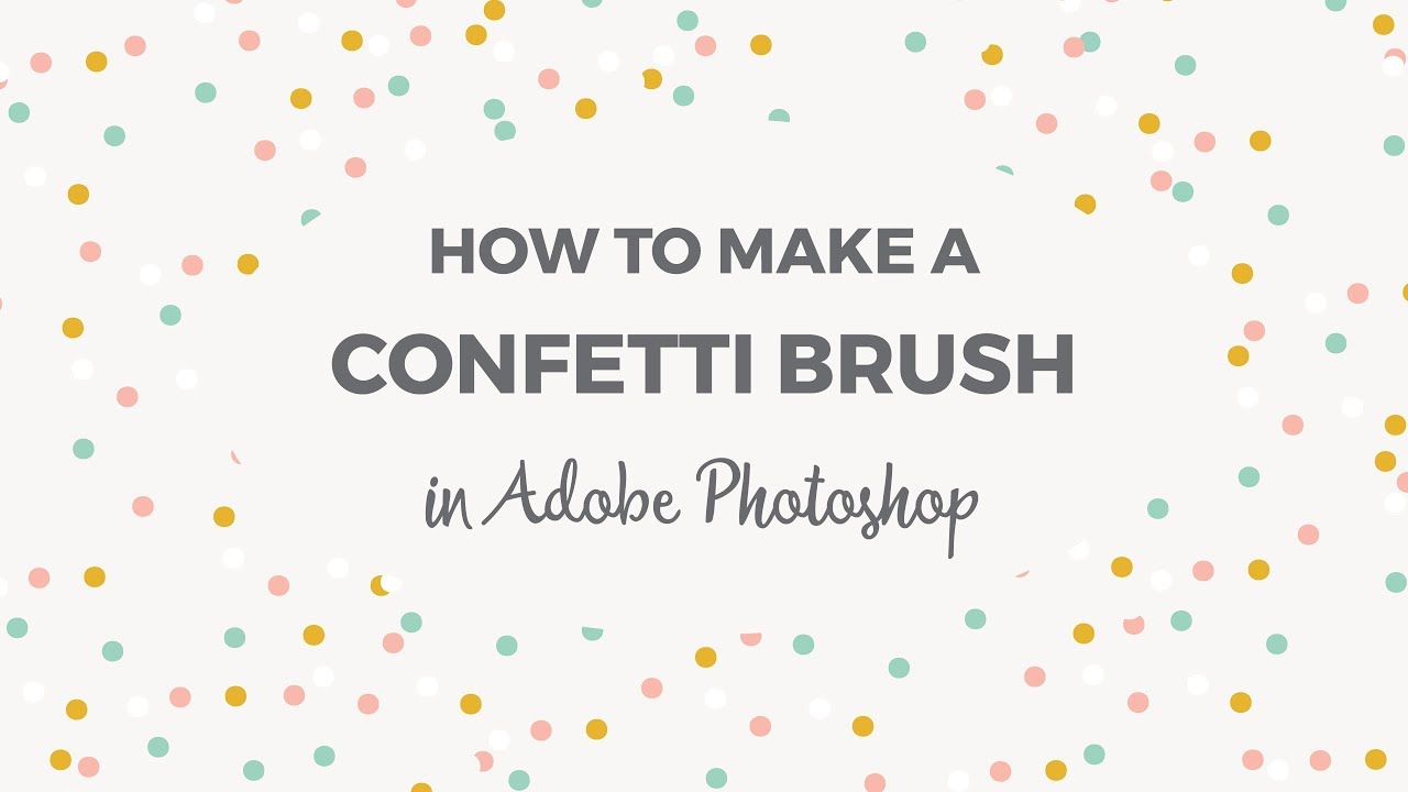 Confetti Photoshop Brushes - KibrisPDR