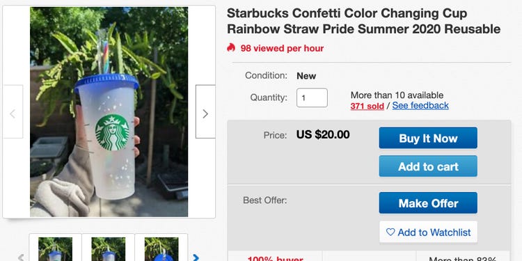 Download Confetti Starbucks Cup Price Nomer 33