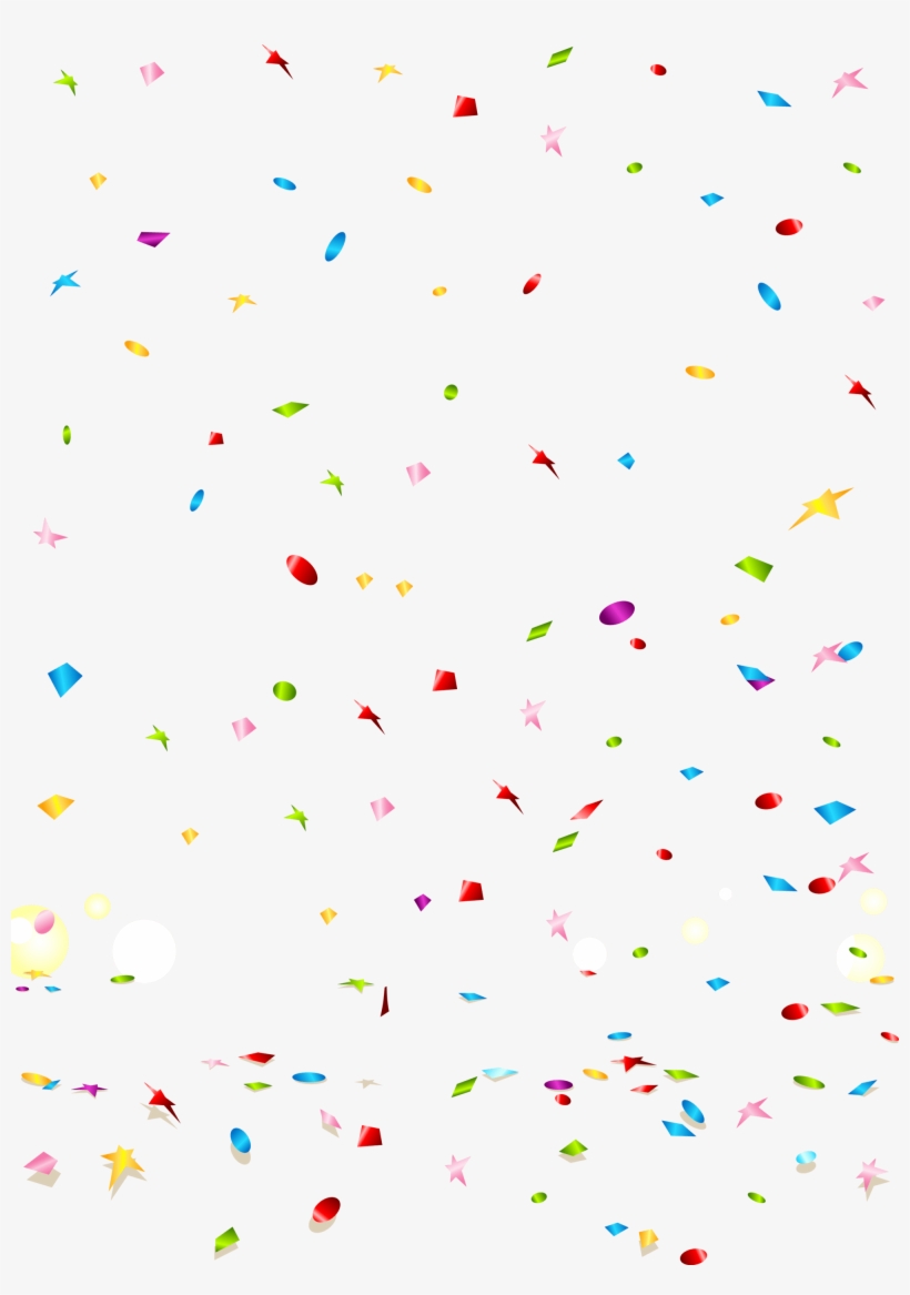 Detail Confetti Transparent Png Nomer 2