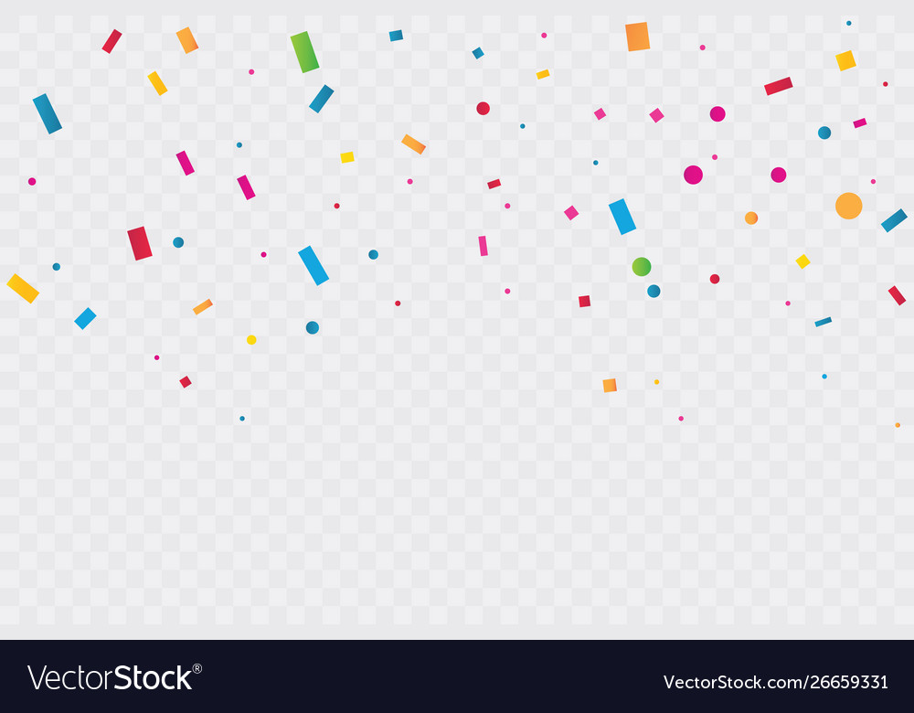 Confetti With Transparent Background - KibrisPDR