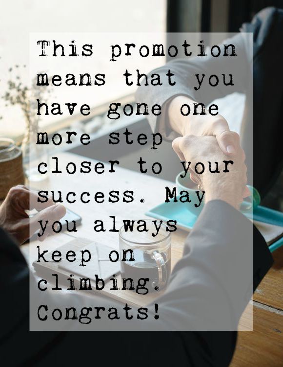 Detail Congratulations Quotes For Promotion Nomer 29