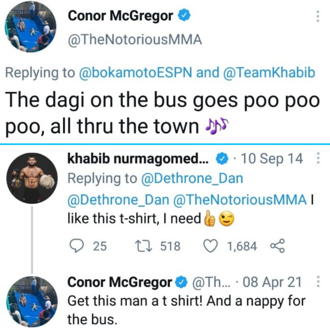 Detail Conor Mcgregor Bus Khabib Nomer 45