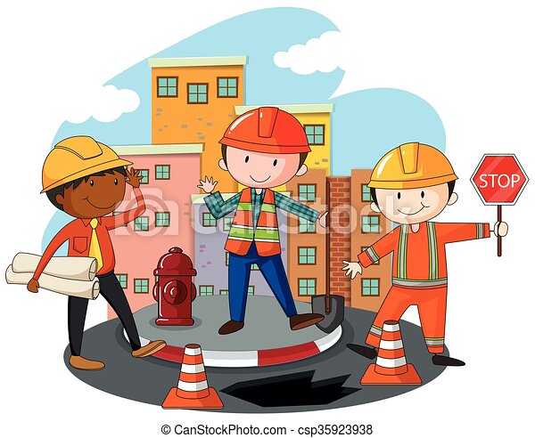 Detail Construction Site Clipart Nomer 38