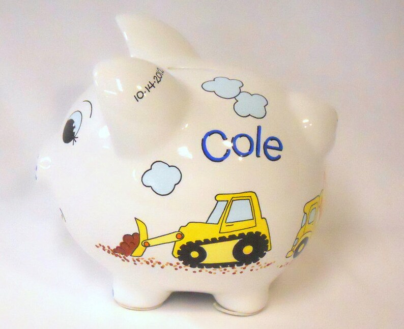 Detail Construction Truck Piggy Bank Nomer 49