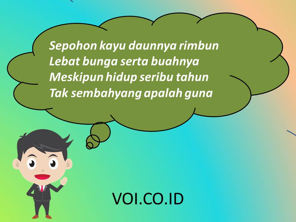 Detail Contoh 2 Pantun Nomer 28