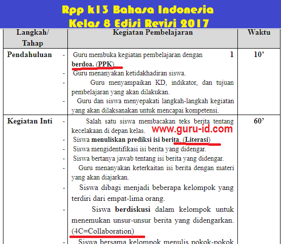 Detail Contoh 4c Dalam Rpp Nomer 10