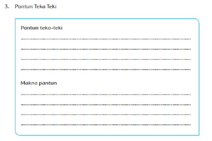 Detail Contoh 5 Pantun Nomer 19