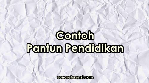 Detail Contoh 5 Pantun Nomer 40