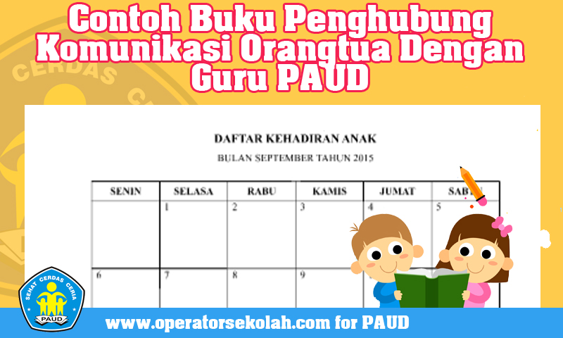 Detail Contoh Absen Guru Paud Nomer 41