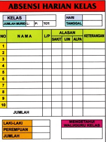 Detail Contoh Absen Kelas Nomer 29