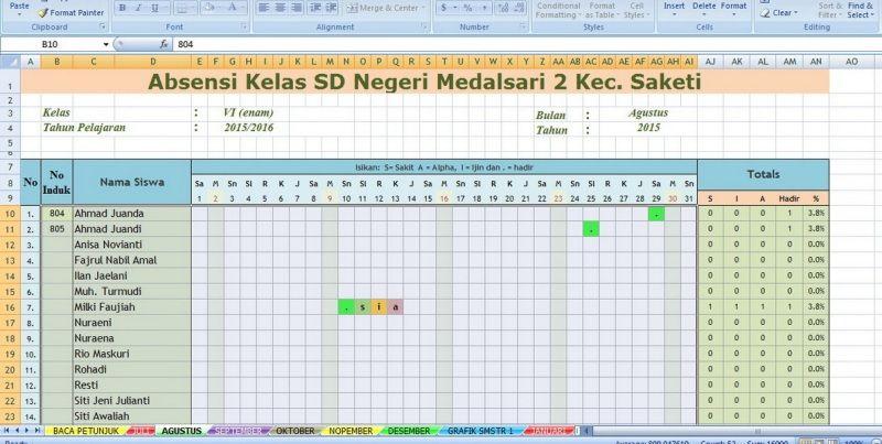 Detail Contoh Absen Mahasiswa Nomer 24