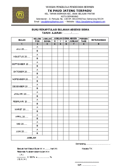 Detail Contoh Absen Mahasiswa Nomer 56