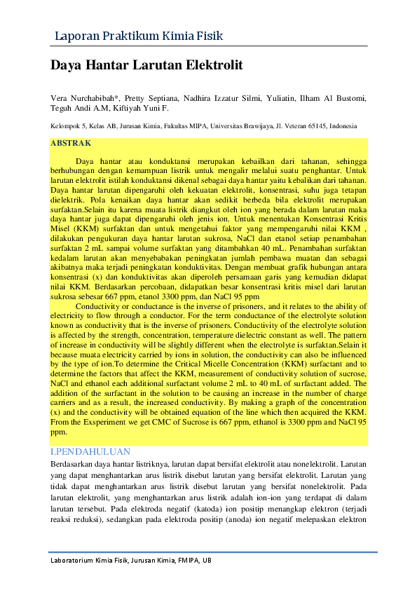 Detail Contoh Abstrak Laporan Praktikum Nomer 45