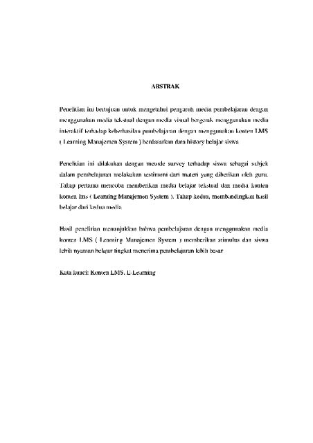 Detail Contoh Abstrak Proposal Penelitian Nomer 40