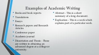 Detail Contoh Academic Writing Nomer 27