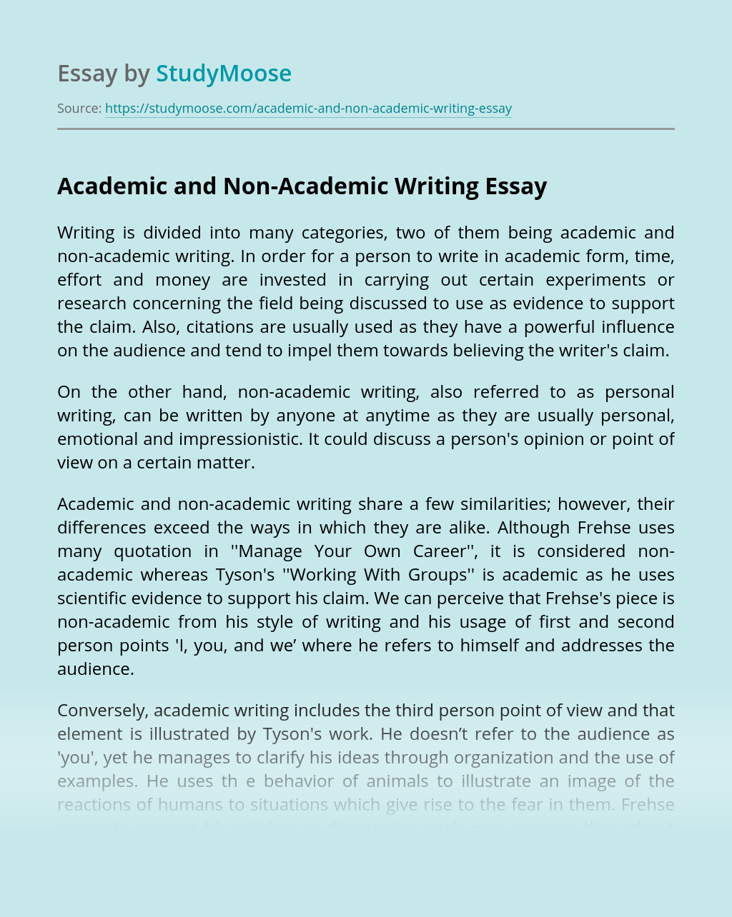 Detail Contoh Academic Writing Nomer 8