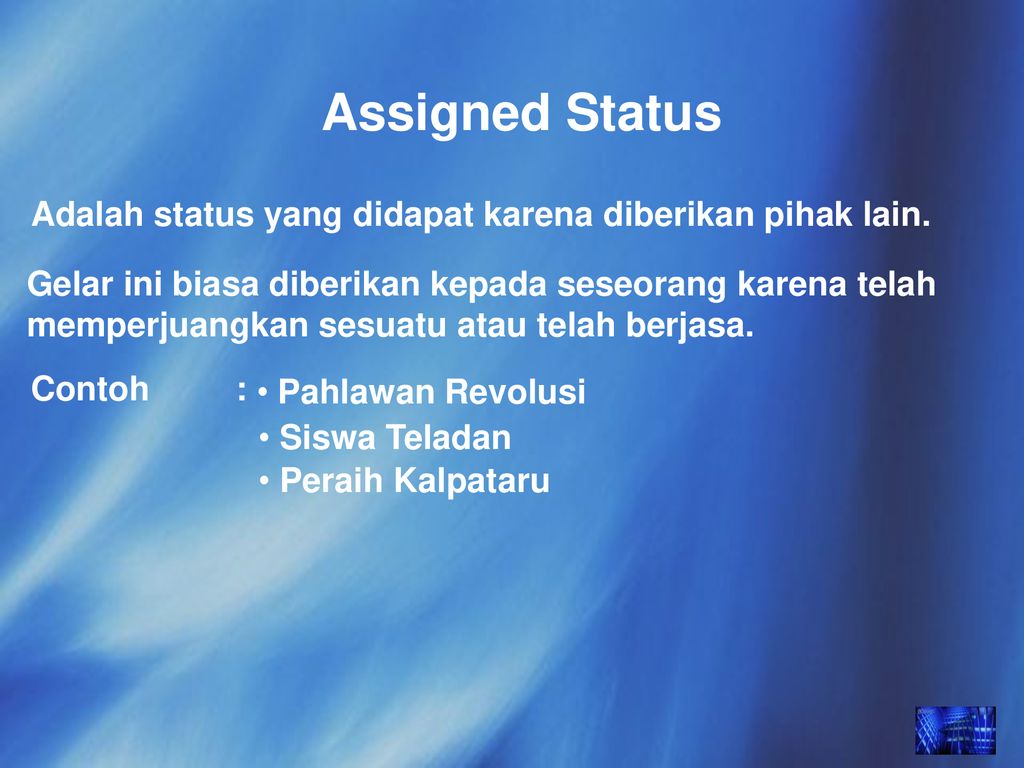 Detail Contoh Achieved Status Nomer 33