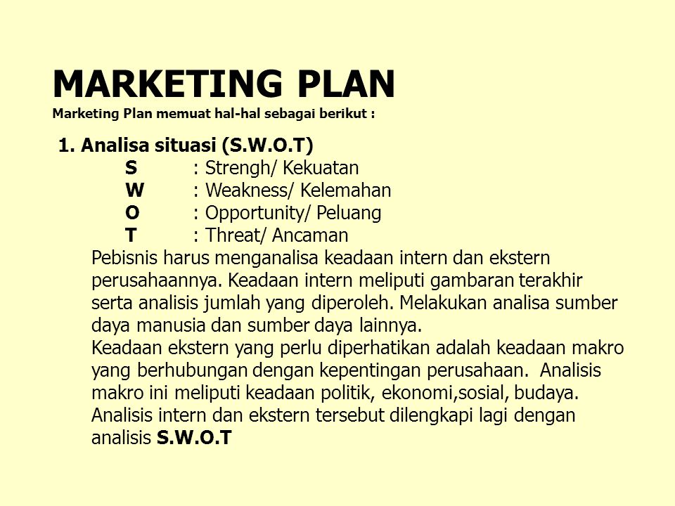 Detail Contoh Action Plan Marketing Nomer 28
