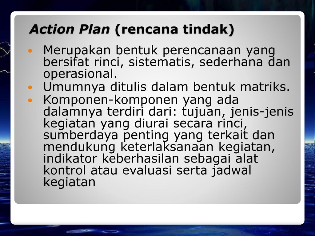 Detail Contoh Action Plan Sederhana Nomer 37