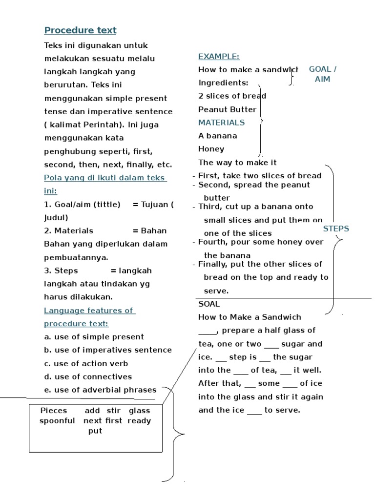 Detail Contoh Action Verb Dalam Procedure Text Nomer 17