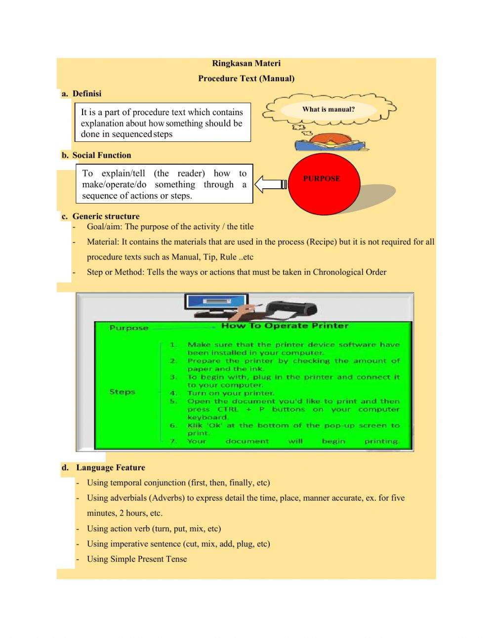 Detail Contoh Action Verb Dalam Procedure Text Nomer 24