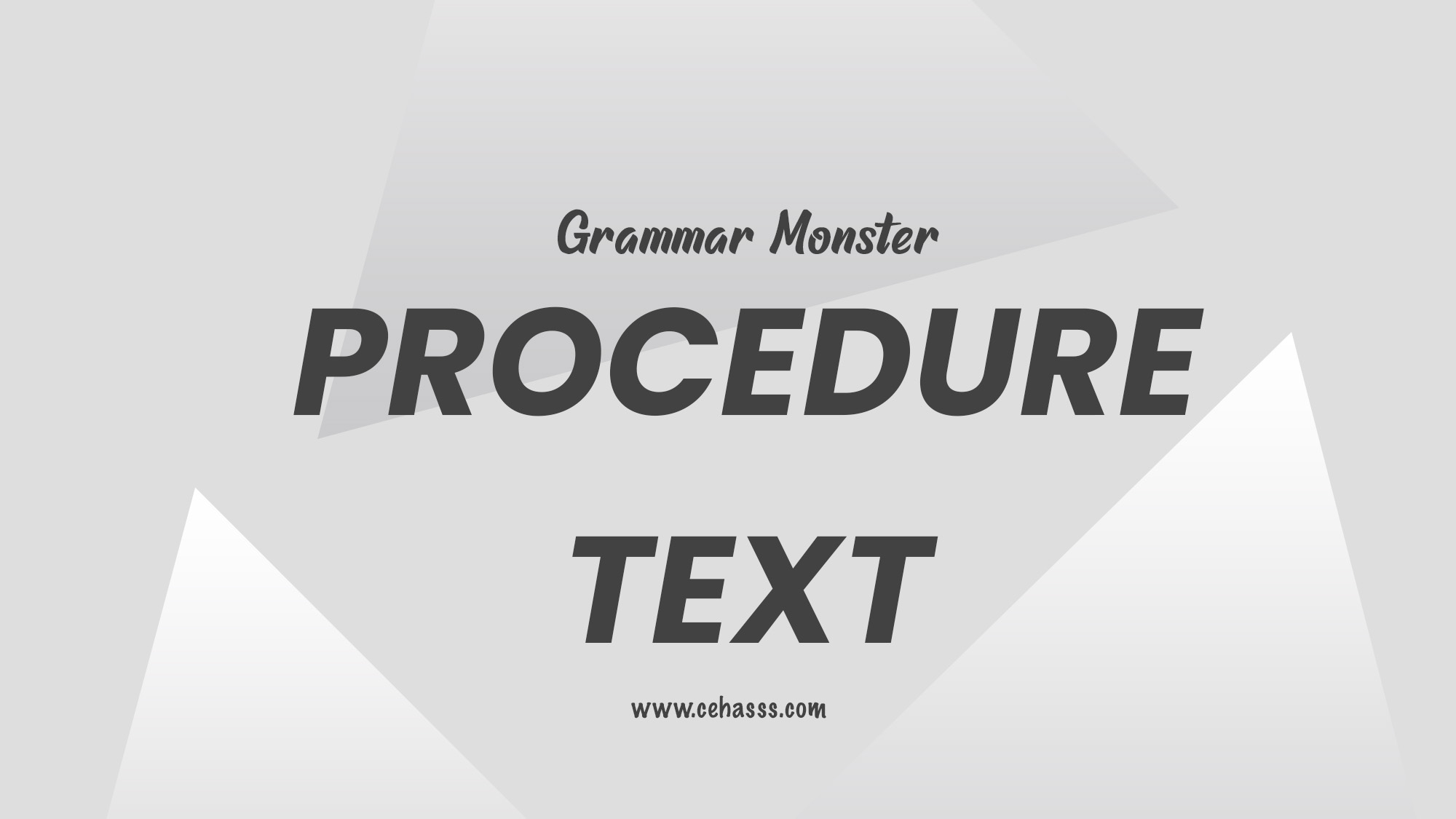 Detail Contoh Action Verb Dalam Procedure Text Nomer 39