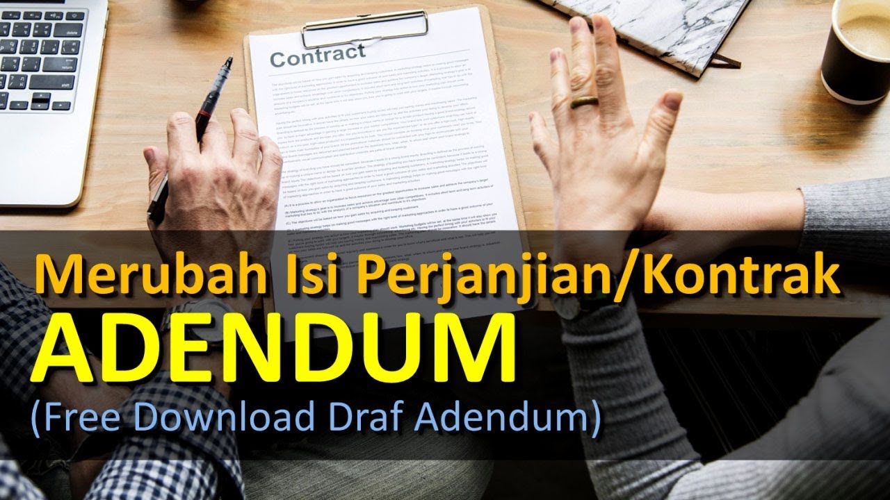 Detail Contoh Addendum Kontrak Nomer 33