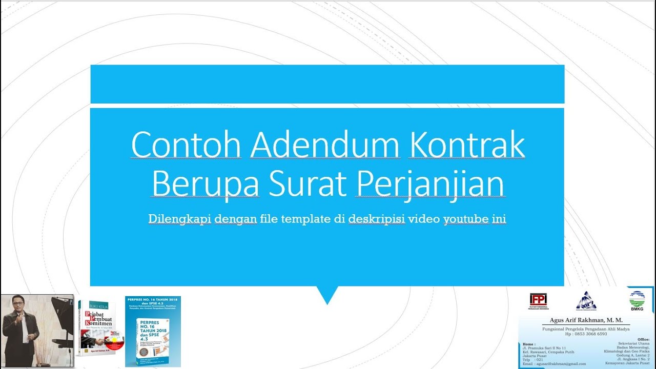 Detail Contoh Addendum Kontrak Nomer 48