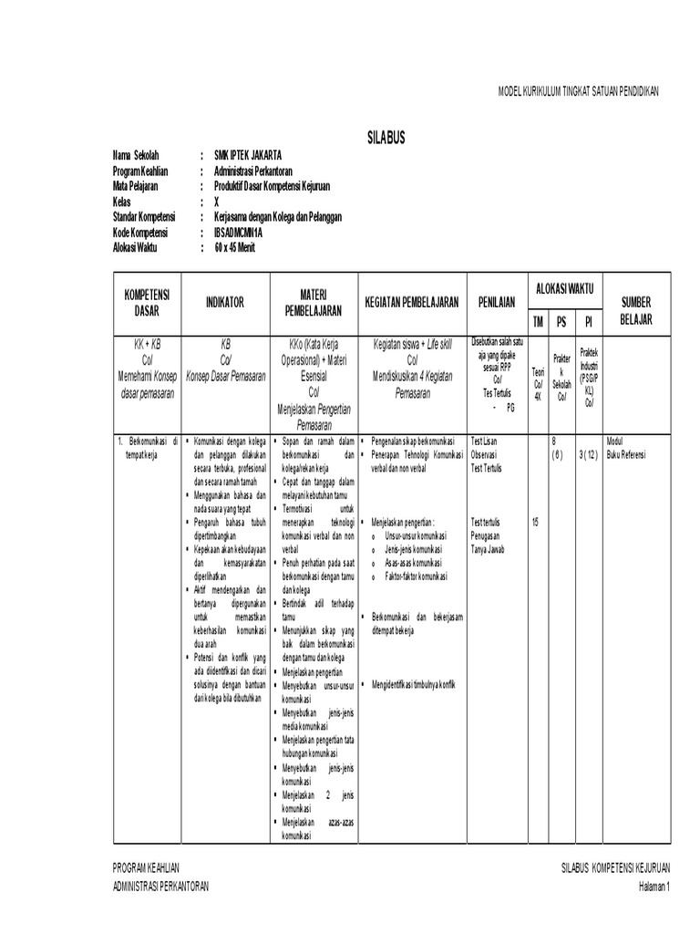 Detail Contoh Administrasi Perkantoran Nomer 36