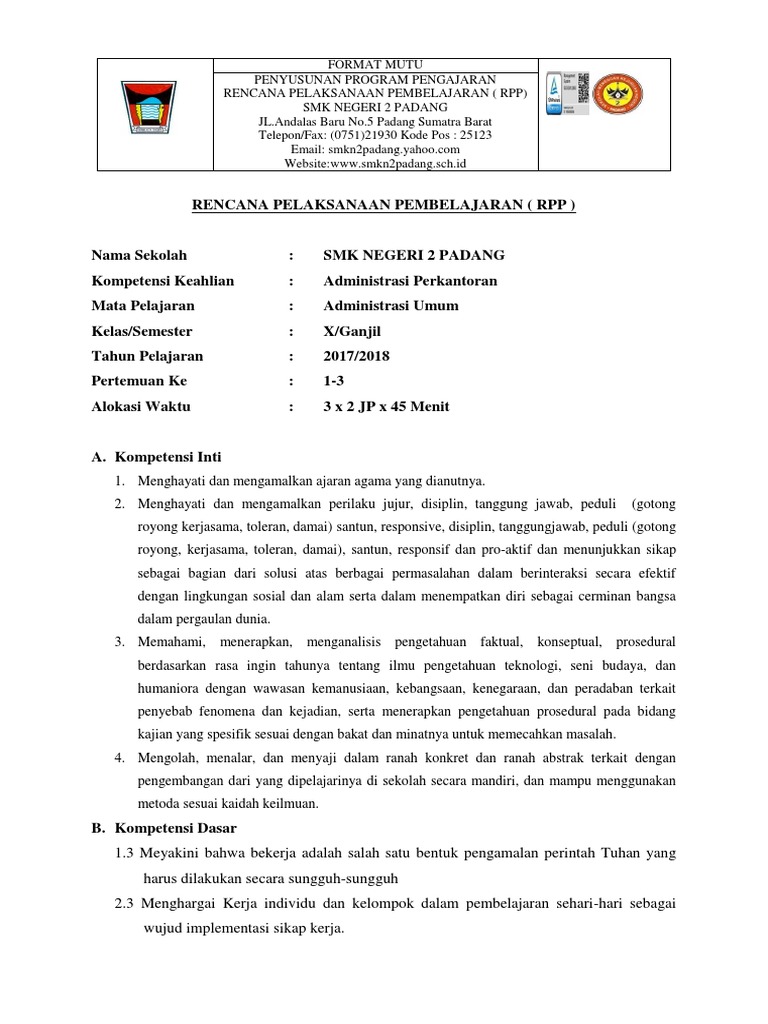 Detail Contoh Administrasi Umum Nomer 27