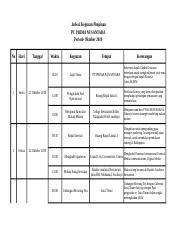 Detail Contoh Agenda Perjalanan Dinas Pimpinan Nomer 19