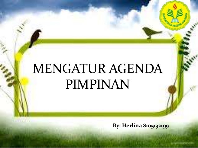 Detail Contoh Agenda Pimpinan Nomer 48