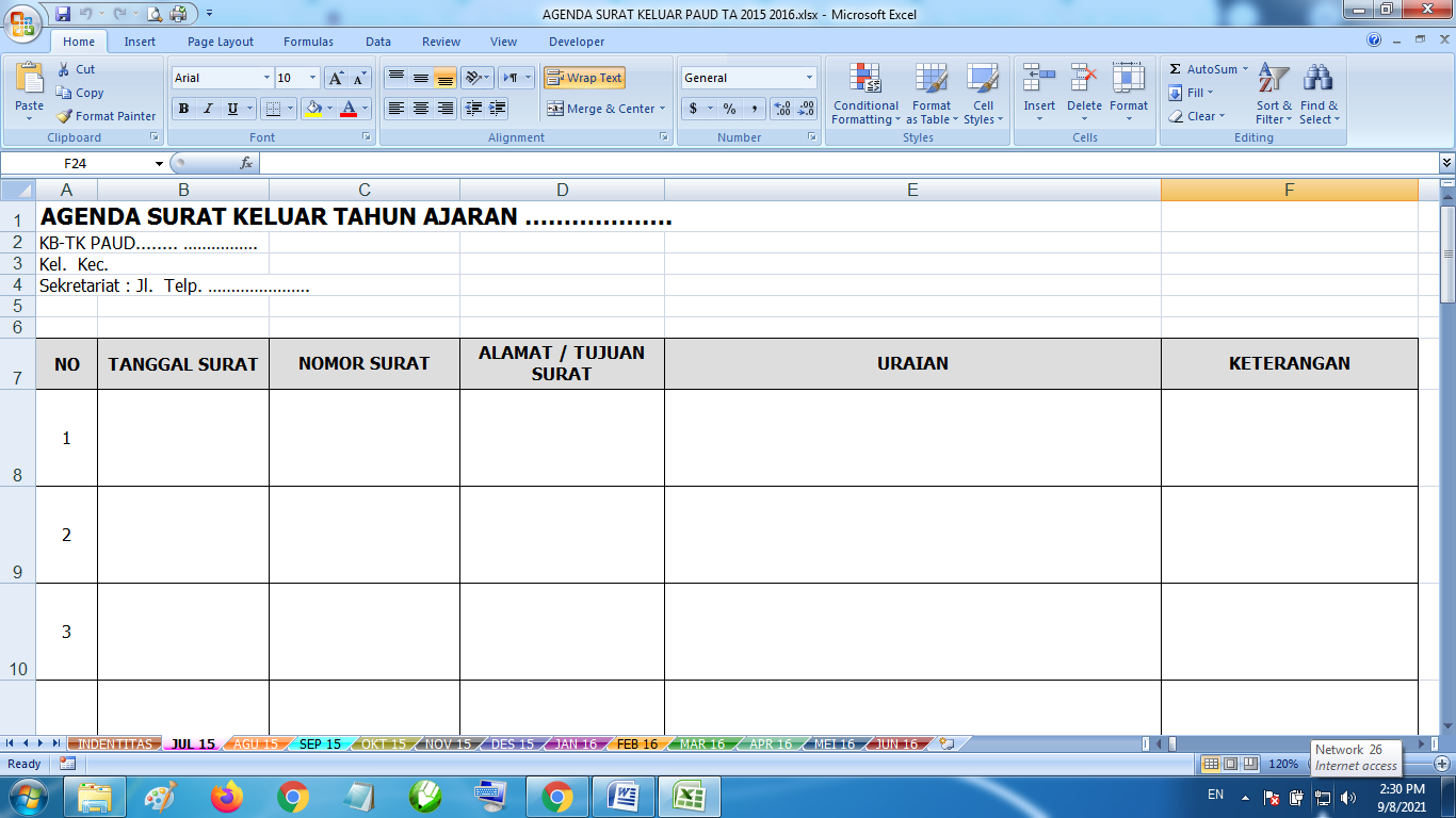 Detail Contoh Agenda Surat Nomer 49