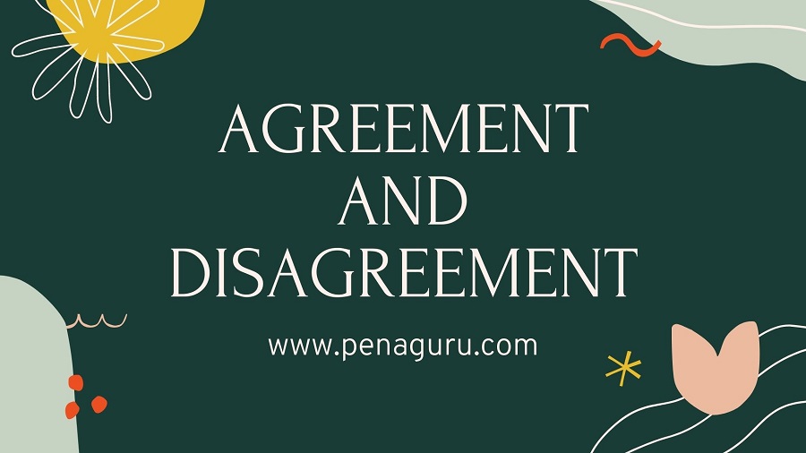 Detail Contoh Agreement And Disagreement Nomer 40